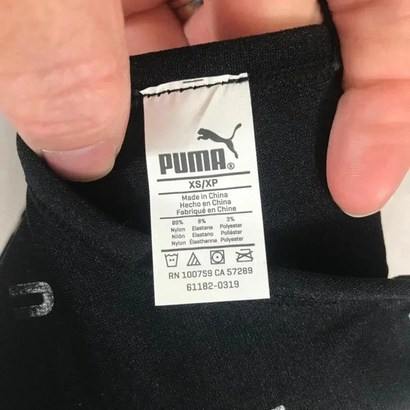 Puma Letter Logo Cross Back Sports Bra - Picture 7 of 7